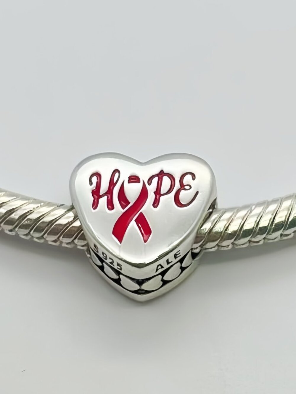 Pandora Hope Pink Ribbon Pendant